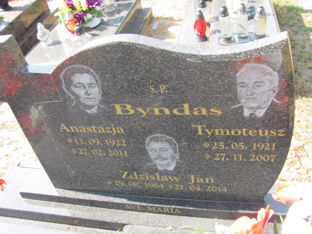 Tymoteusz Byndas 1921 Domaszowice - Grobonet - Wyszukiwarka osób pochowanych